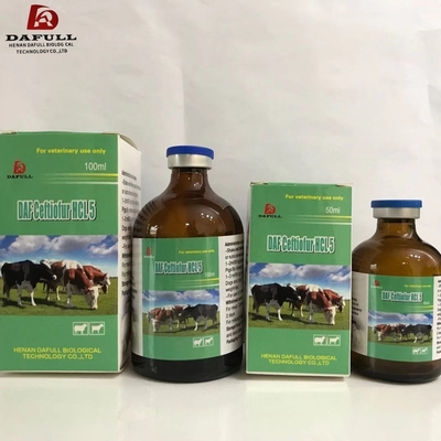 Animals 50ml 100ml Veterinary Injectable Drugs Ceftiofur Antibiotic For Calves Sheep